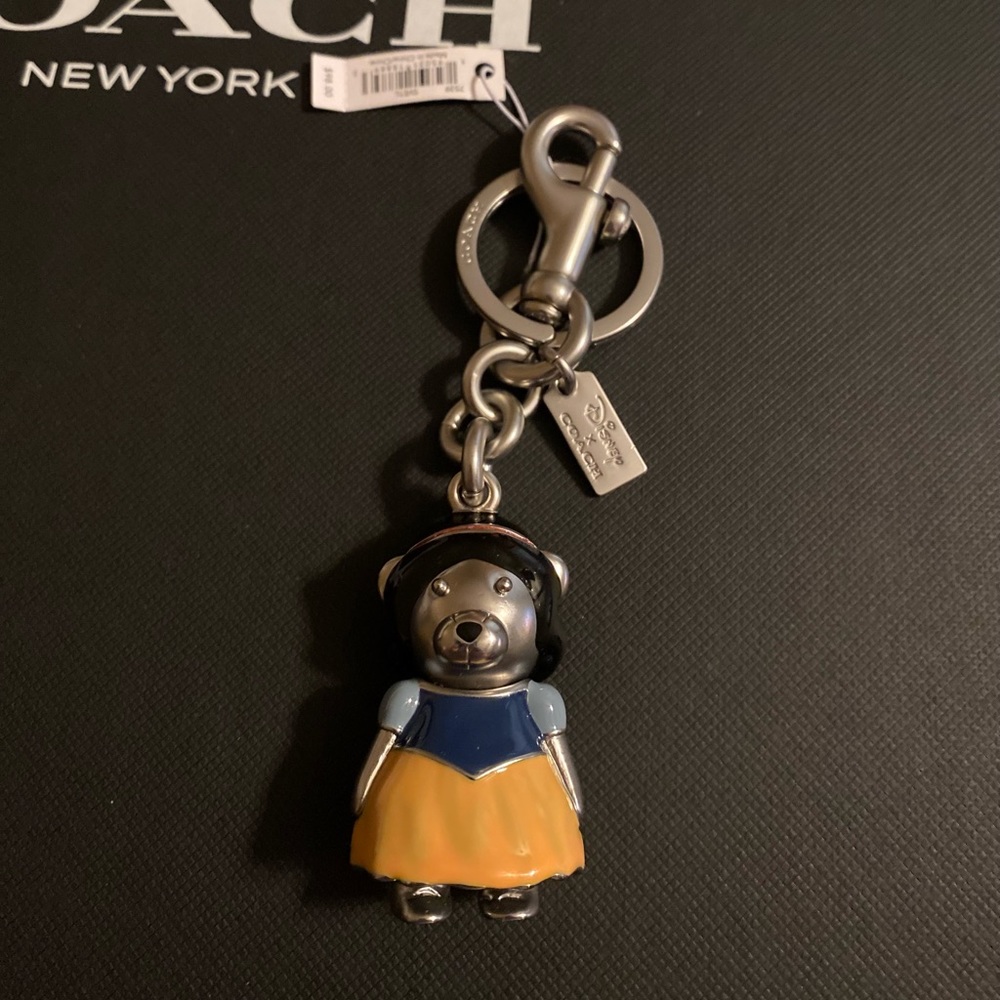 Disney X Coach Snow White Bear Bag Charm